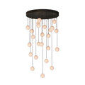 Loci Rain Round Chandelier