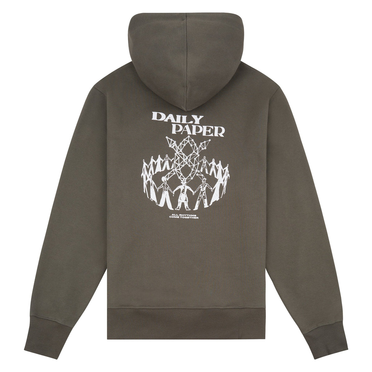 Hand in Hand Hoodie | Chimera Green product image 2, provided for visual reference and product detail review