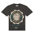 HTG Seal Logo T-Shirt | Black product image 1, provided for visual reference and product detail review