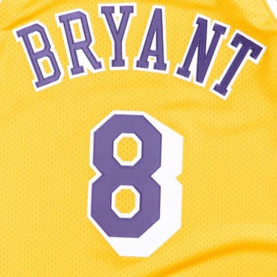 Kobe Bryant 1996/97 LA Lakers Auth Jersey product image 5, provided for visual reference and product detail review