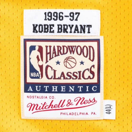 Kobe Bryant 1996/97 LA Lakers Auth Jersey product image 2, provided for visual reference and product detail review