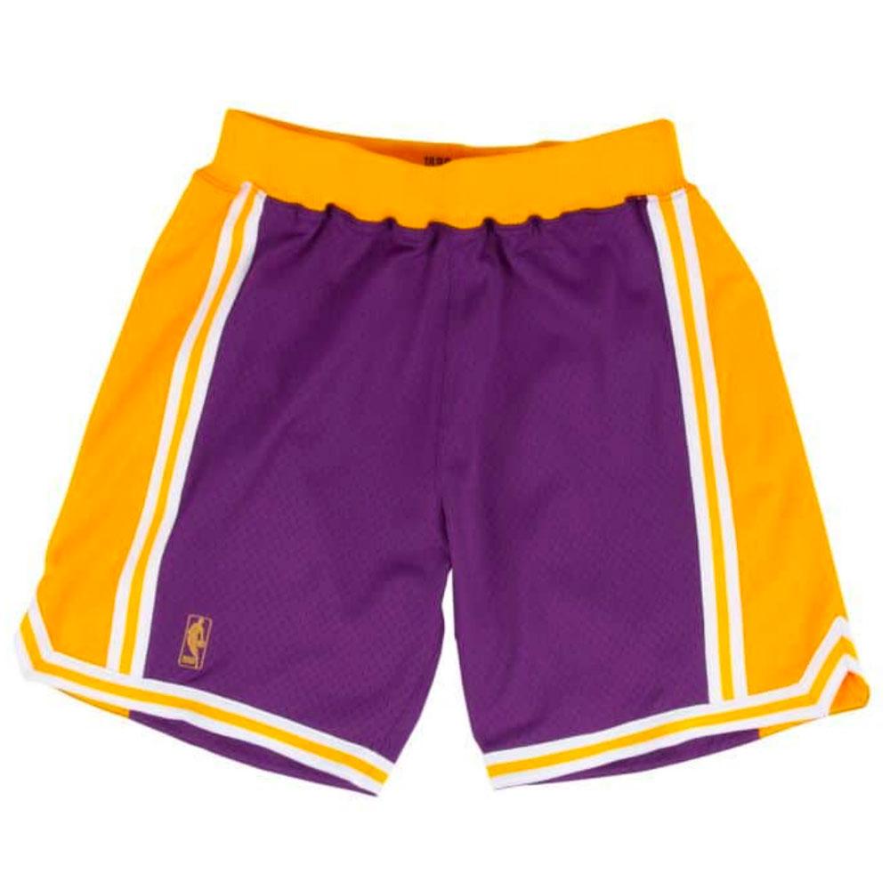 LA Lakers 1996/97 Authentic Shorts product image 1, provided for visual reference and product detail review