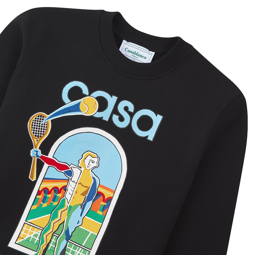 Le Jeu Colore Sweatshirt | Black product image 2, provided for visual reference and product detail review
