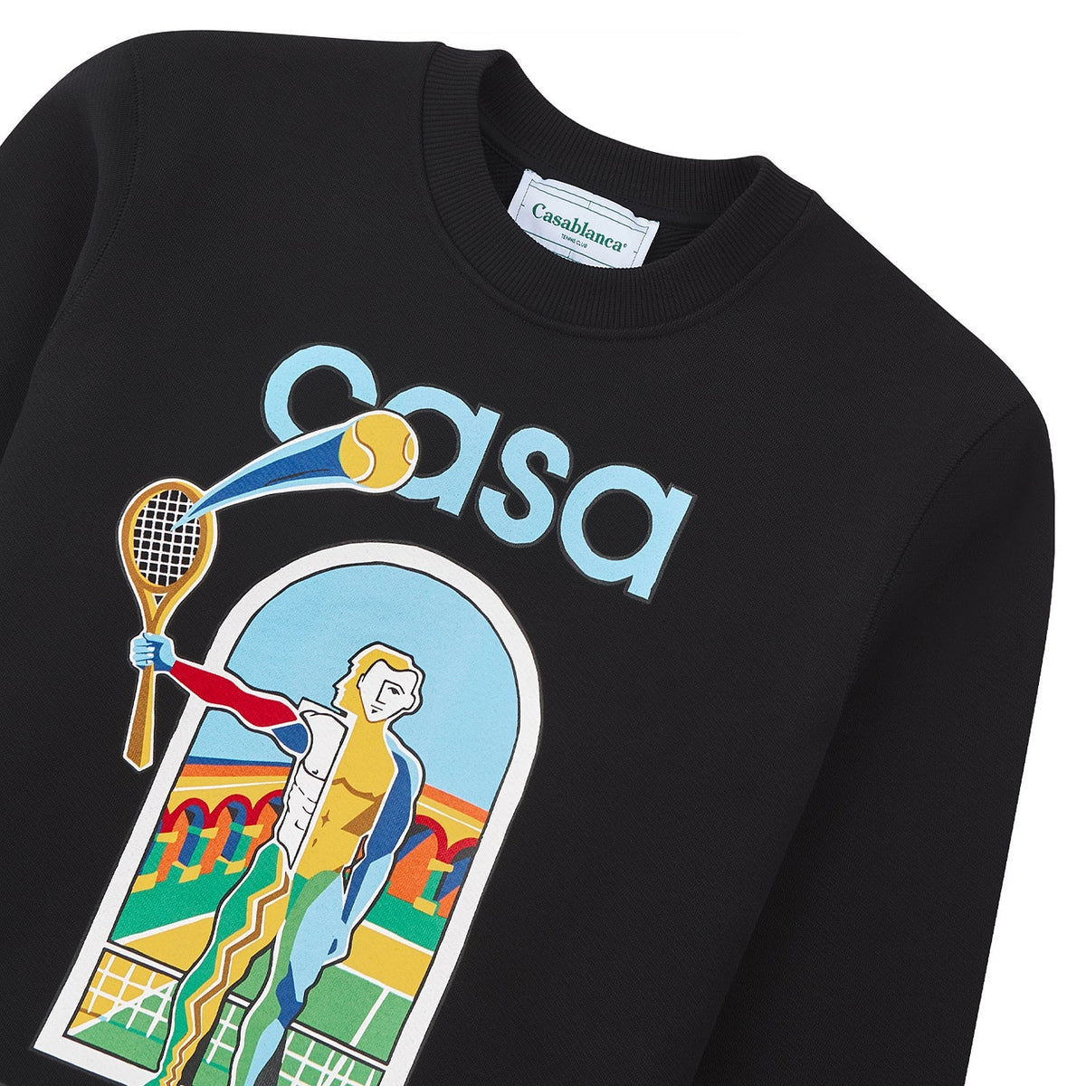Le Jeu Colore Sweatshirt | Black product image 2, provided for visual reference and product detail review