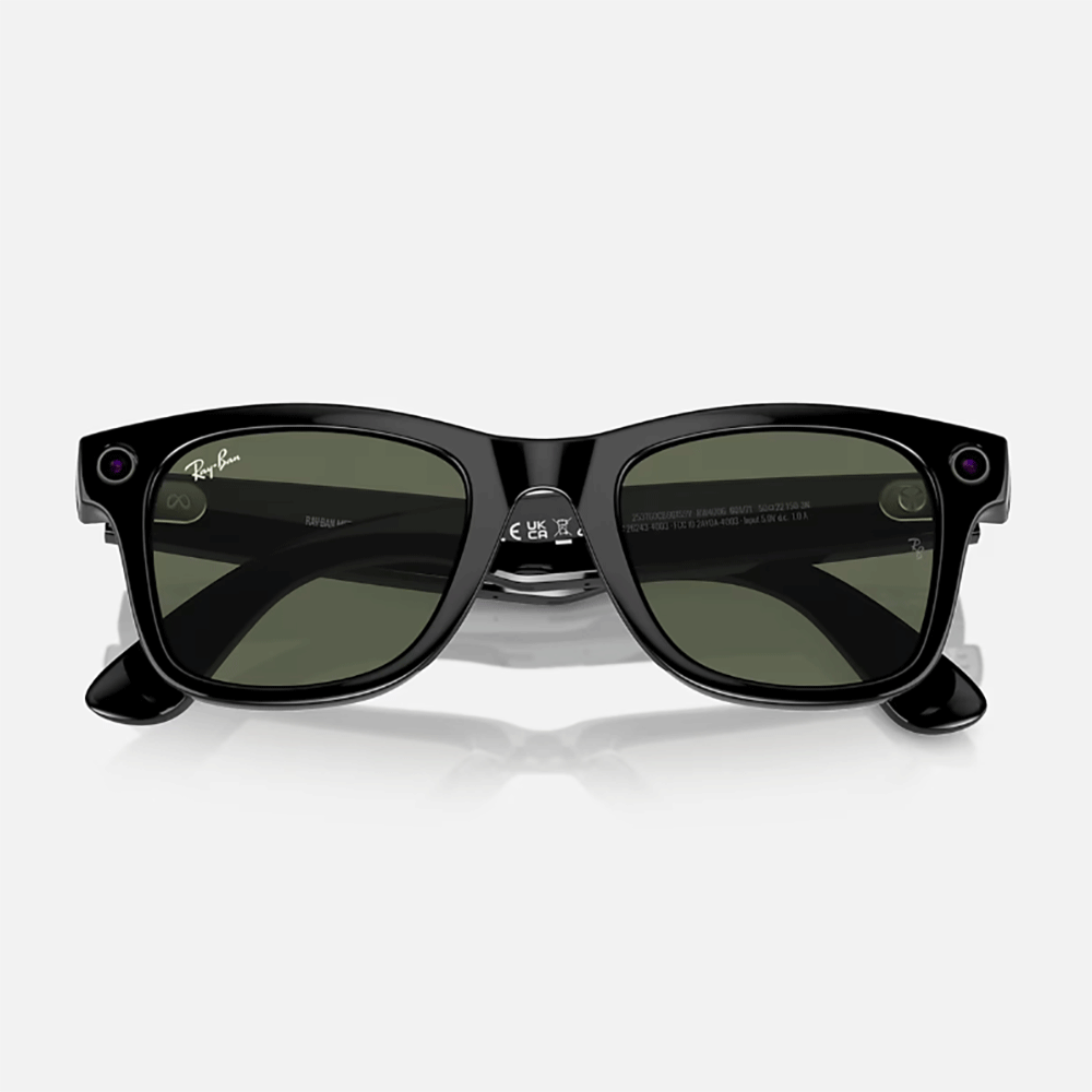 Meta Wayfarer | Shiny Black product image 5, provided for visual reference and product detail review
