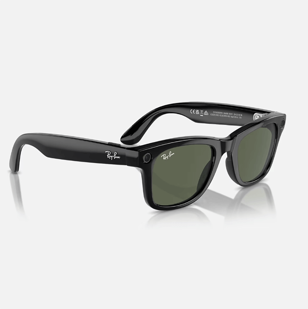 Meta Wayfarer | Shiny Black product image 6, provided for visual reference and product detail review