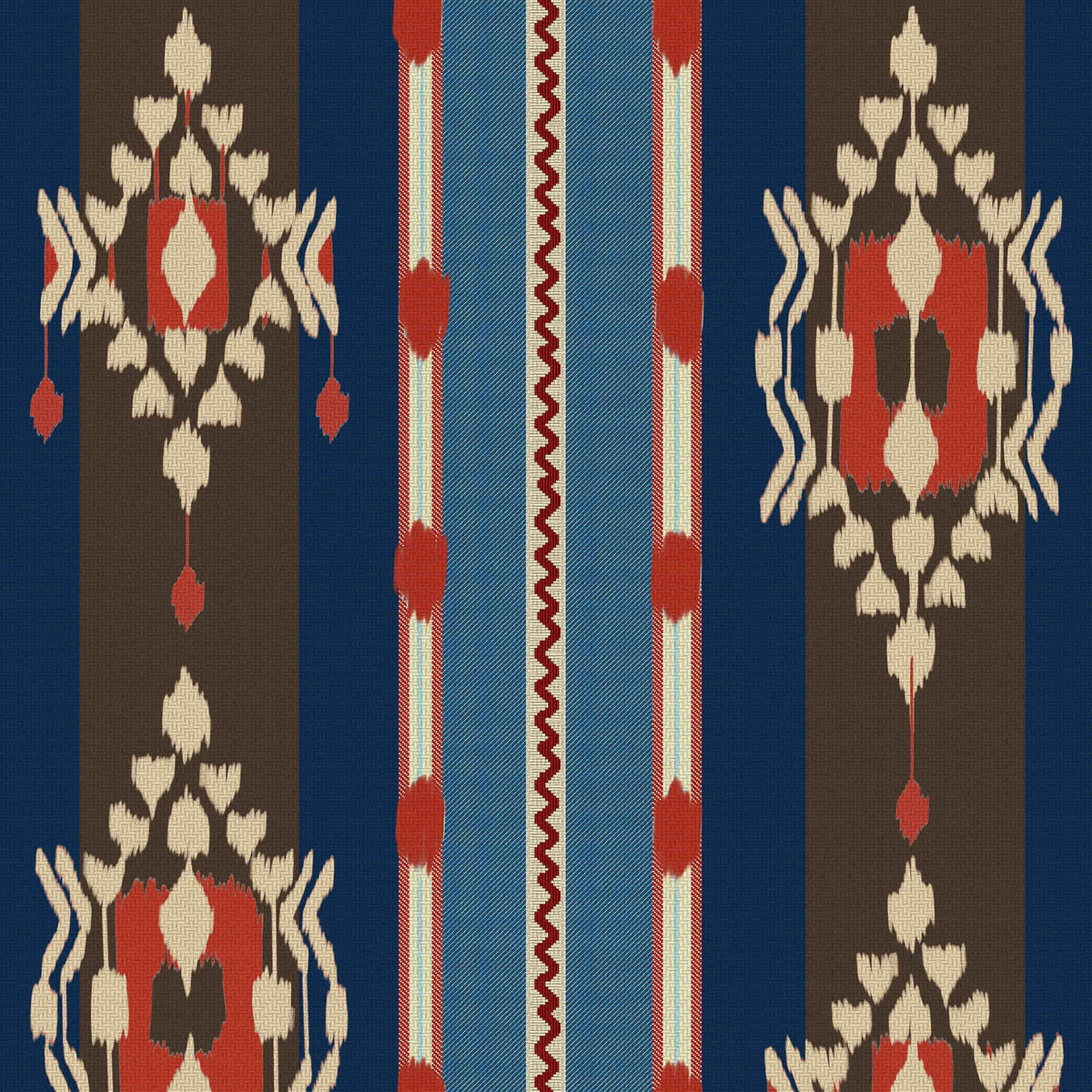 King's Ikat Wallpaper Sample Swatch