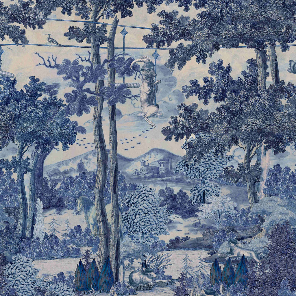 Toile Du Carpathians Wallpaper Sample Swatch