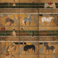 Horse Stable Wallpaper Sample Swatch