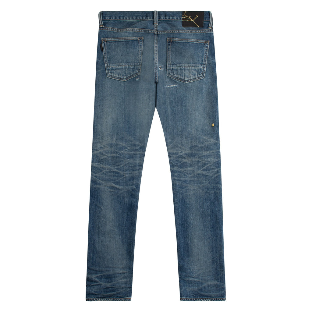 Nara Slim Haiku Gold Leaf Denim product image 5, provided for visual reference and product detail review