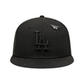 LA Dodgers X Paper Planes Blackout Snapback Hat product image 1, provided for visual reference and product detail review