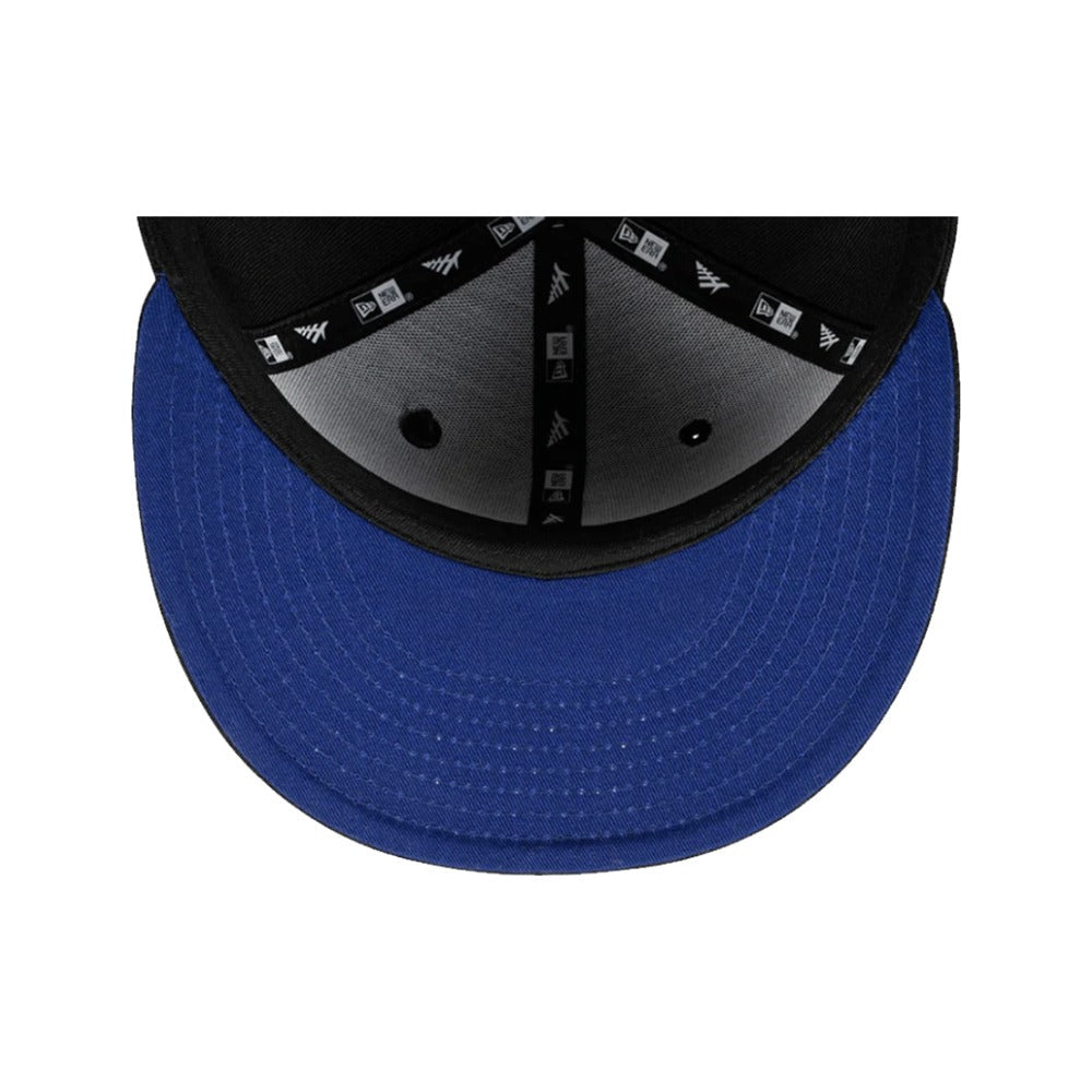 LA Dodgers X Paper Planes Blackout Snapback Hat product image 2, provided for visual reference and product detail review