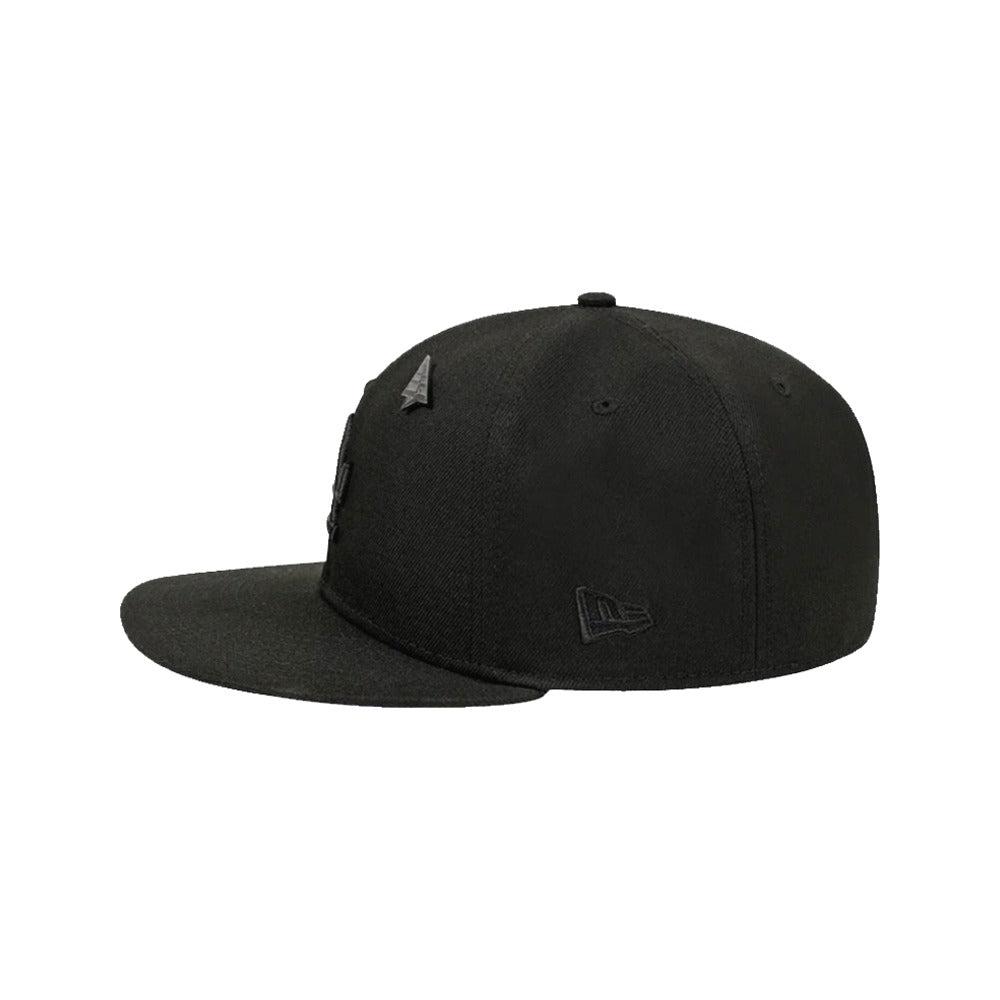 LA Dodgers X Paper Planes Blackout Snapback Hat product image 4, provided for visual reference and product detail review