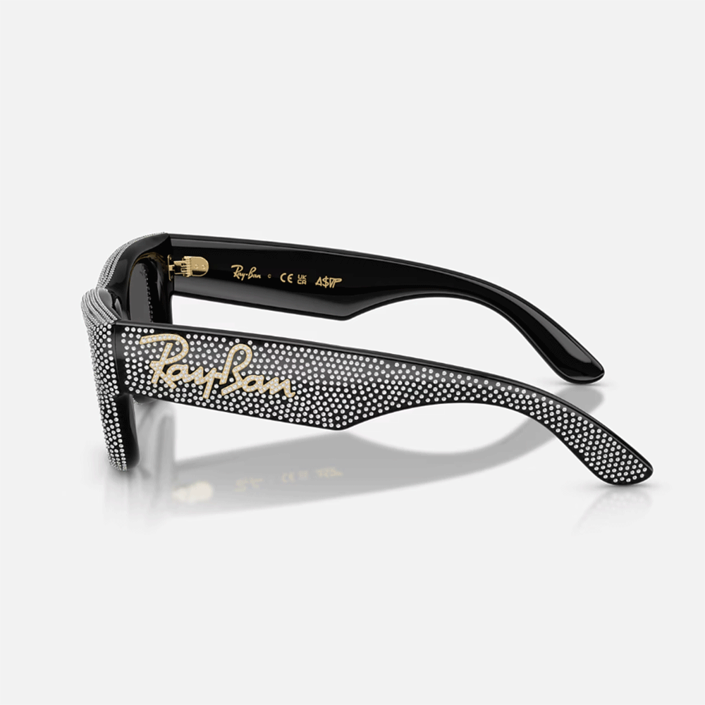 A$ap Rocky X Ray-Ban Wayfarer Puffer | Crystal Pavè product image 3, provided for visual reference and product detail review