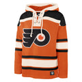 Philadelphia Flyers NHL 47 Brand Men Orange Heavyweight Lacer Hoodie product image 1, provided for visual reference and