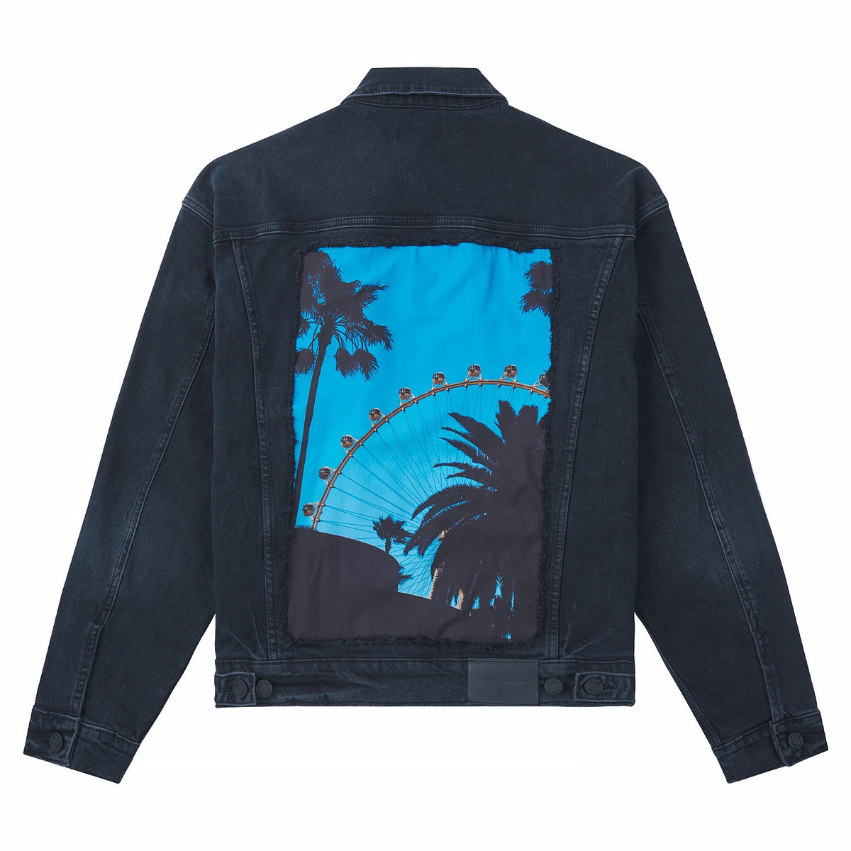 Purple X Blue Sky Denim Jacket | Blue product image 2, provided for visual reference and product detail review
