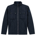 Quilted Short Jacket | Navy product image 1, provided for visual reference and product detail review