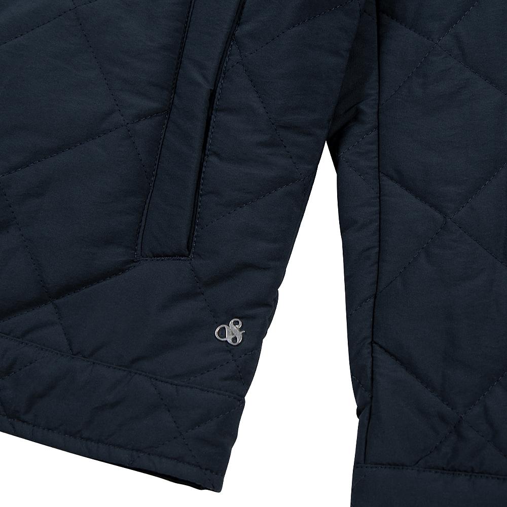 Quilted Short Jacket | Navy product image 4, provided for visual reference and product detail review