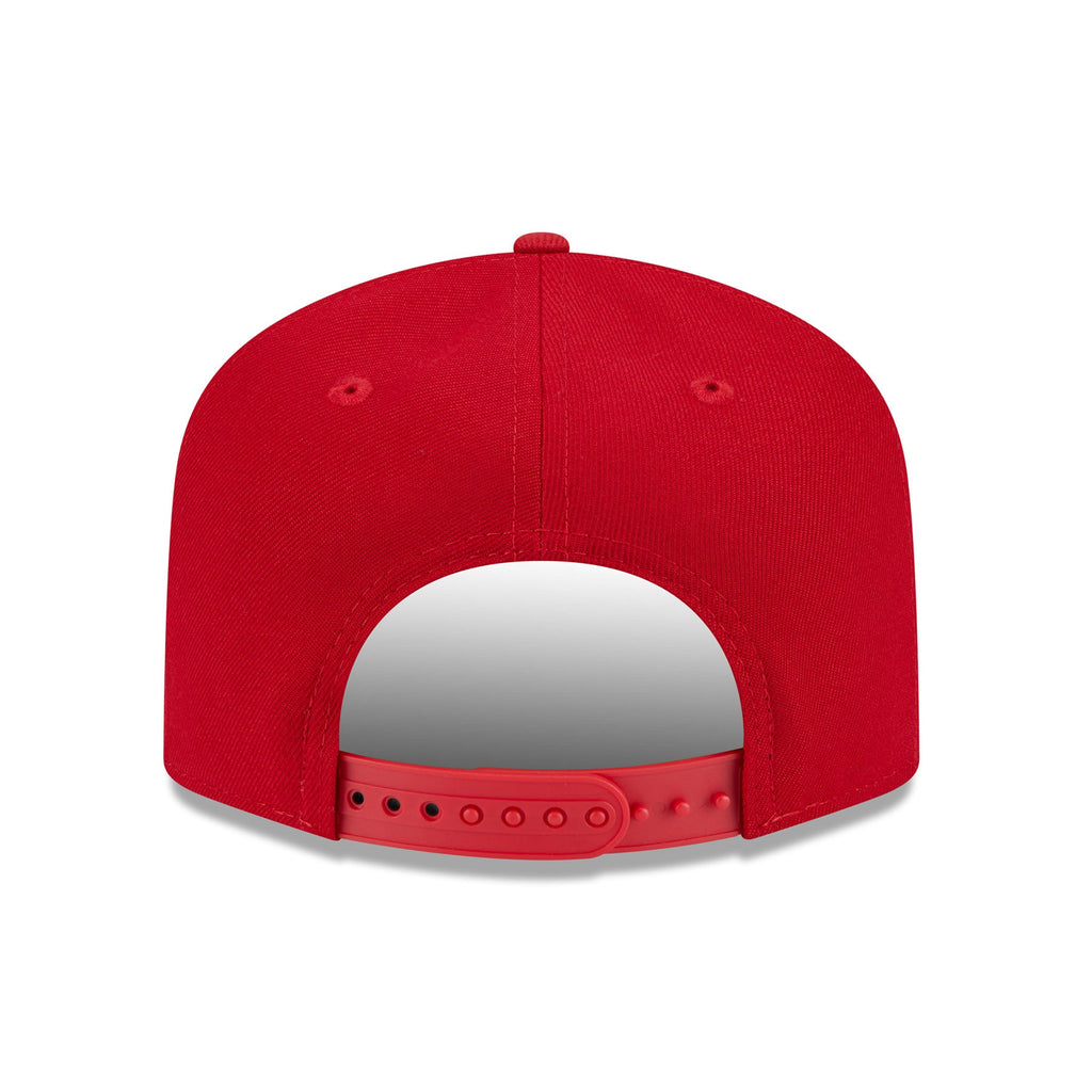 Carolina Hurricanes NHL New Era Men Red 9FIfty Script A-Frame Snapback product image 2, provided for visual reference and