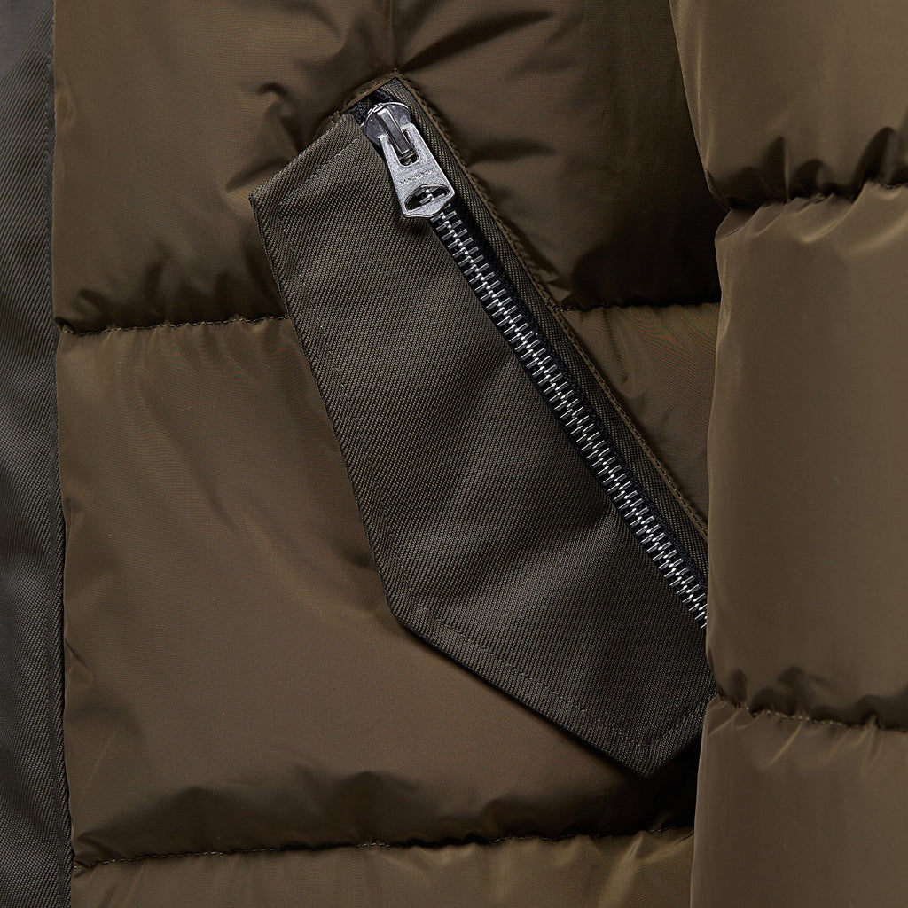 Riley Down Jacket | Army product image 4, provided for visual reference and product detail review