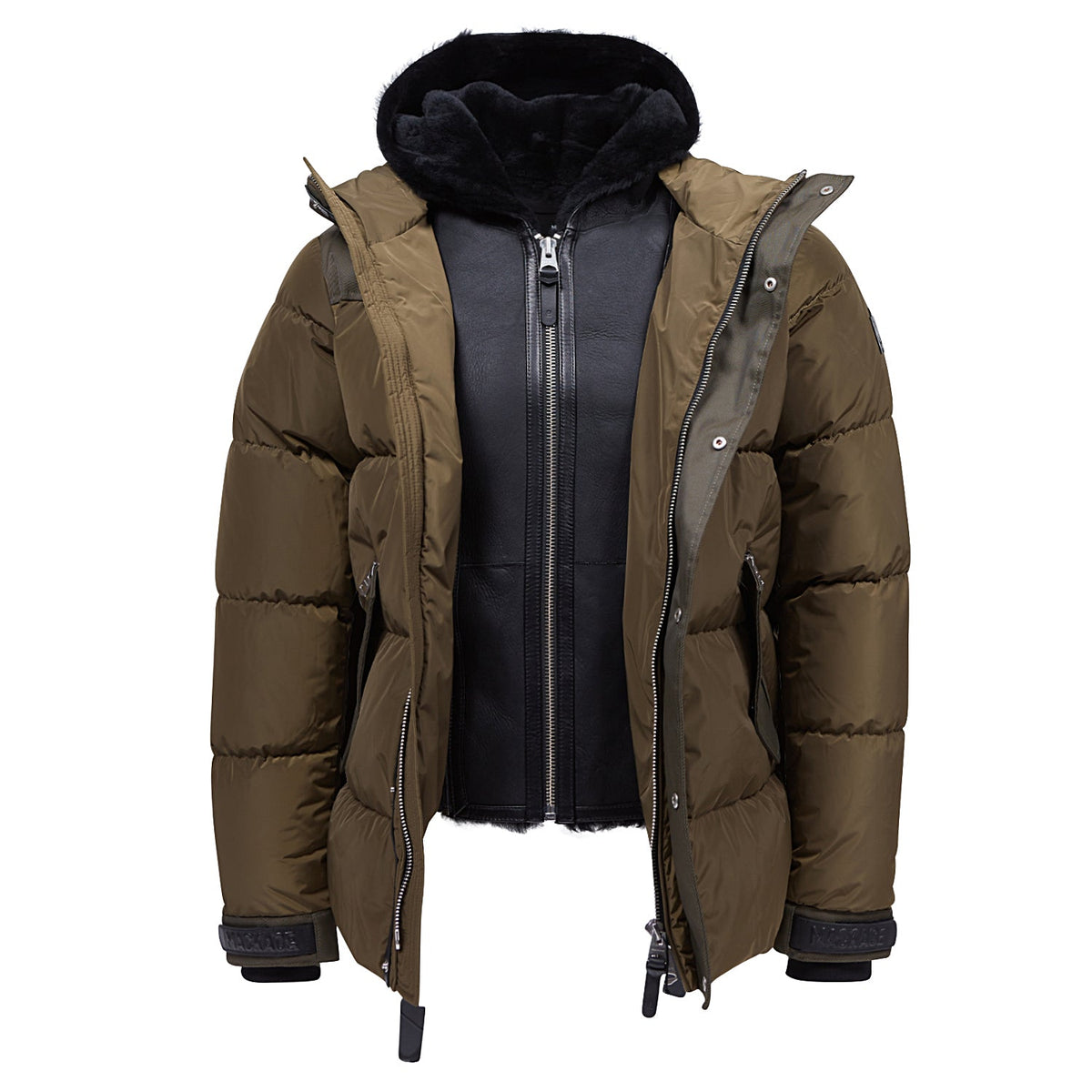 Riley Down Jacket | Army product image 2, provided for visual reference and product detail review