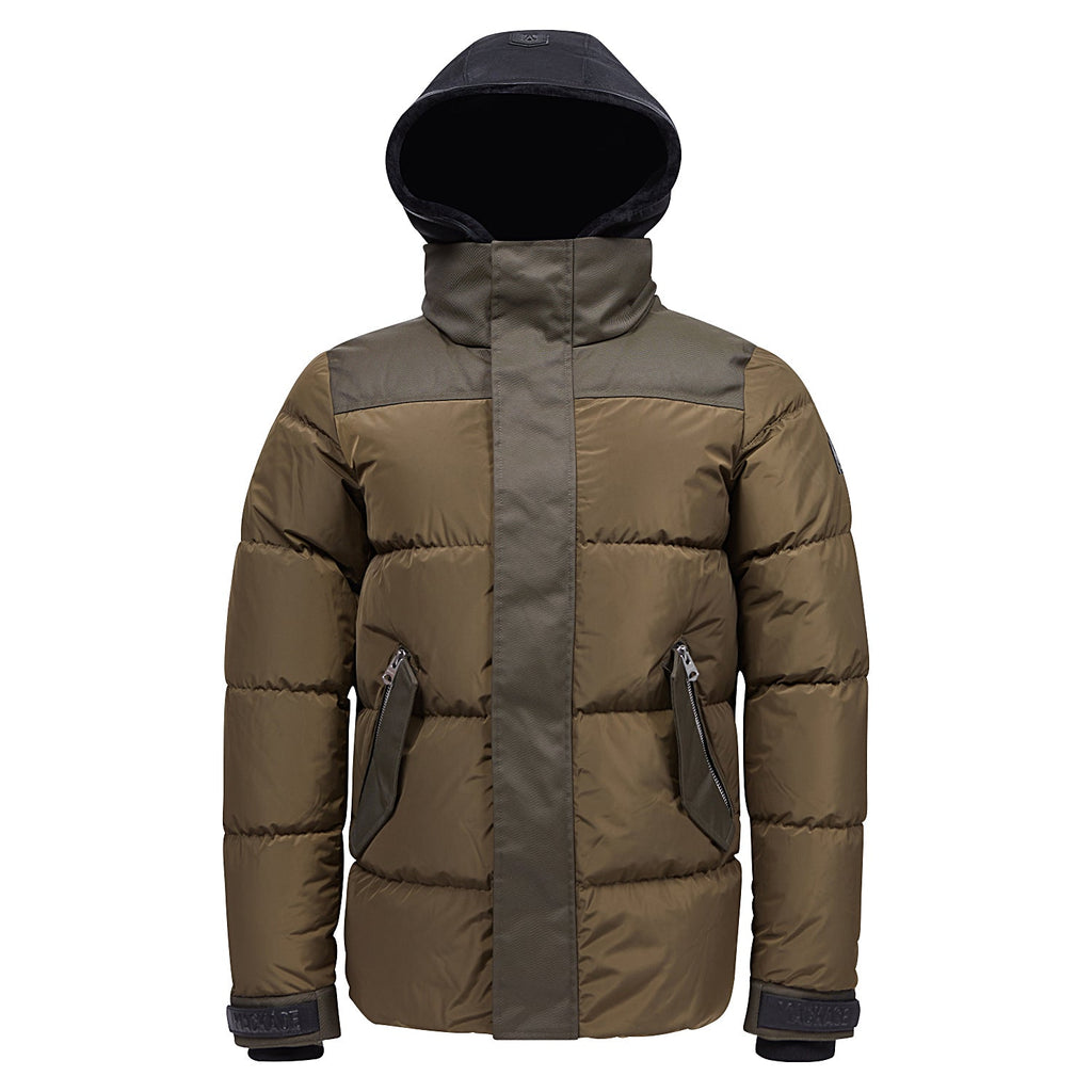 Riley Down Jacket | Army product image 1, provided for visual reference and product detail review