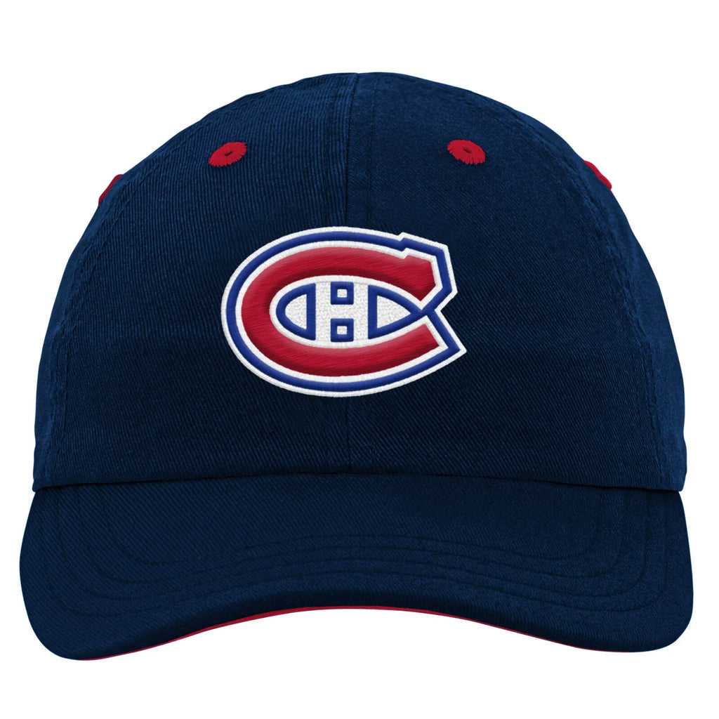 Montreal Canadiens NHL Outerstuff Infant Navy Slouch Hat product image 1, provided for visual reference and product detail