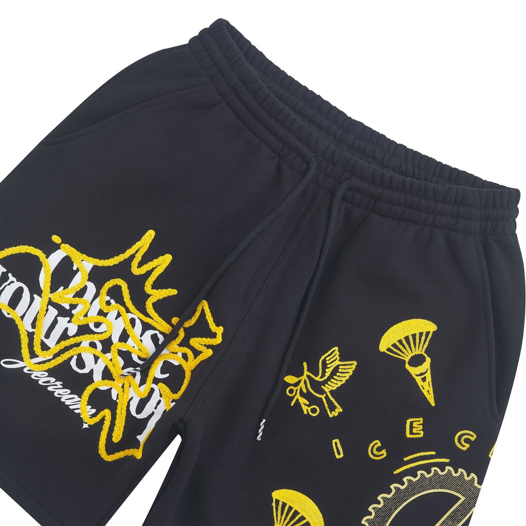 Scoop Sweatshort | Black product image 4, provided for visual reference and product detail review