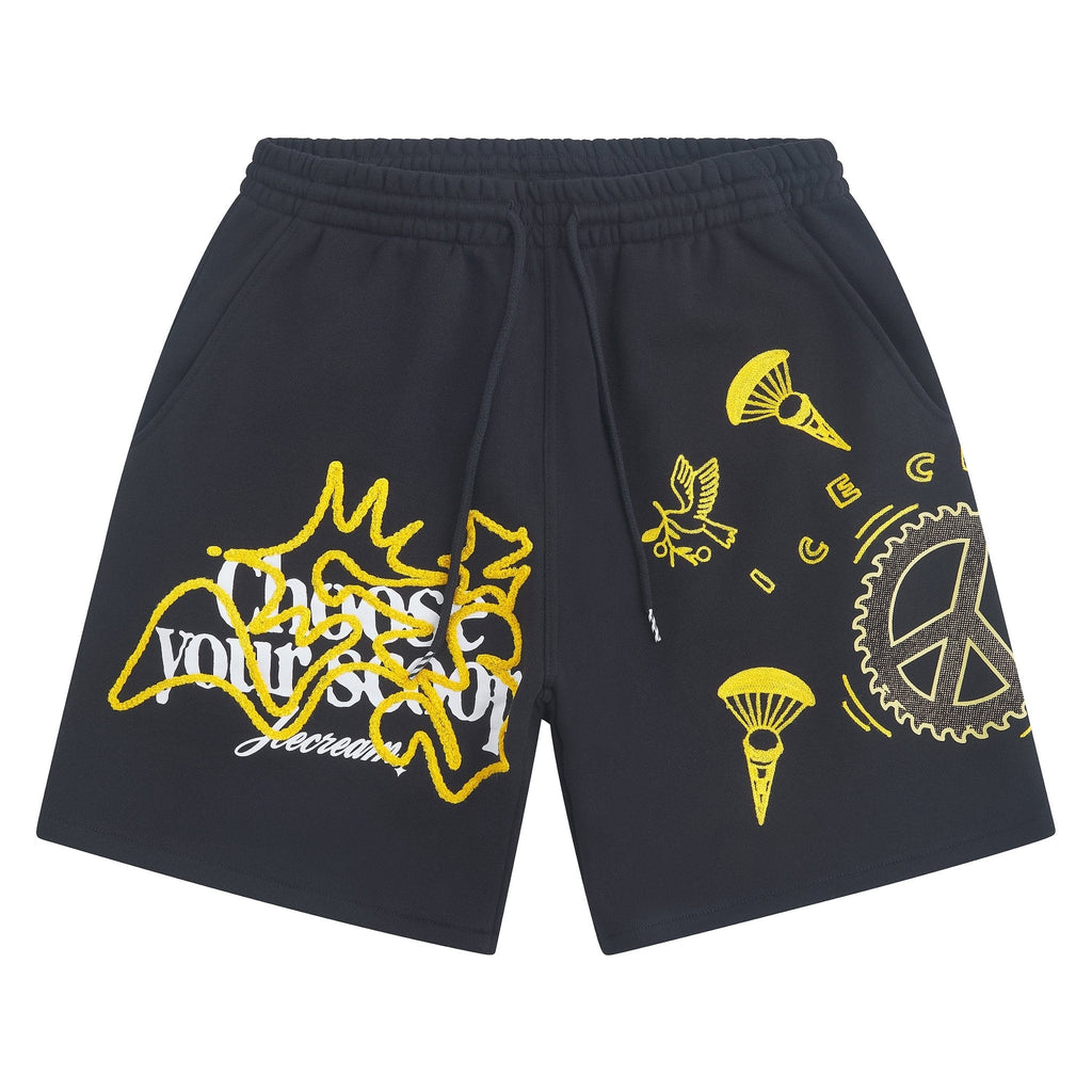 Scoop Sweatshort | Black product image 1, provided for visual reference and product detail review