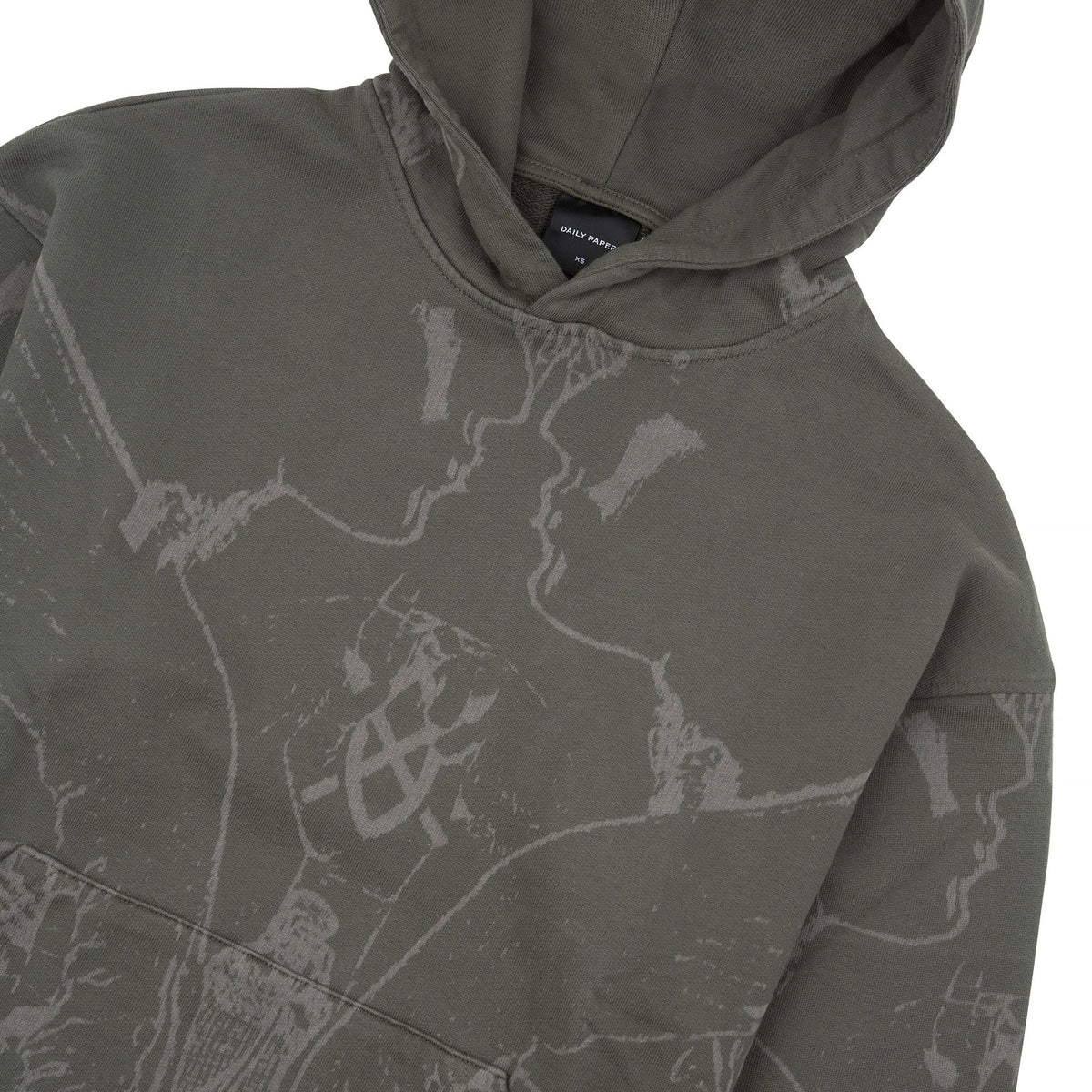 Secret Rhythm Hoodie | Chimera Green product image 4, provided for visual reference and product detail review