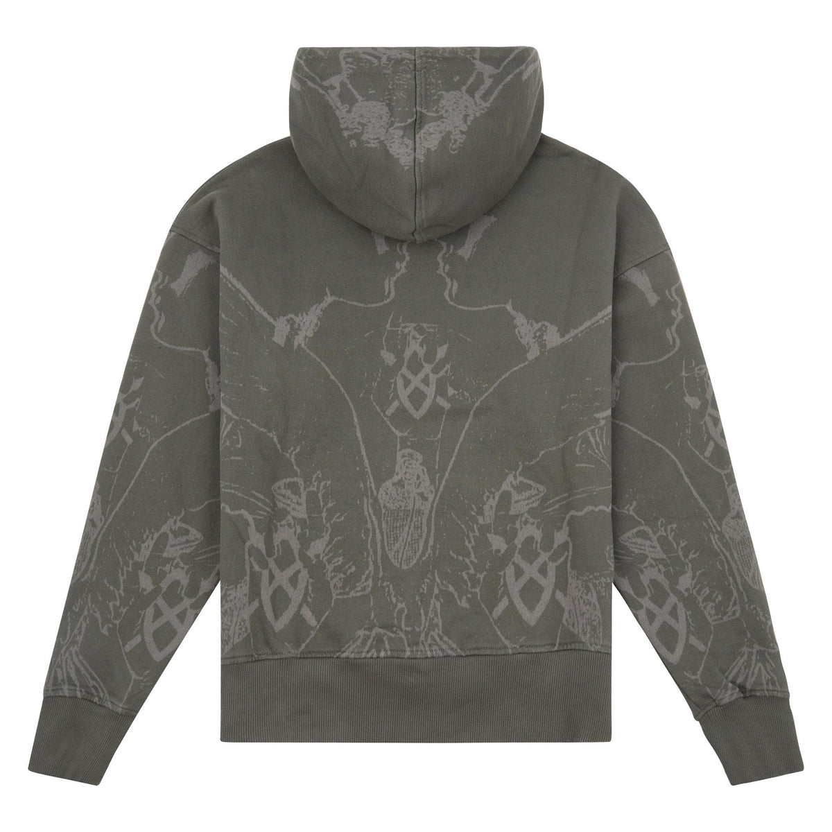 Secret Rhythm Hoodie | Chimera Green product image 2, provided for visual reference and product detail review