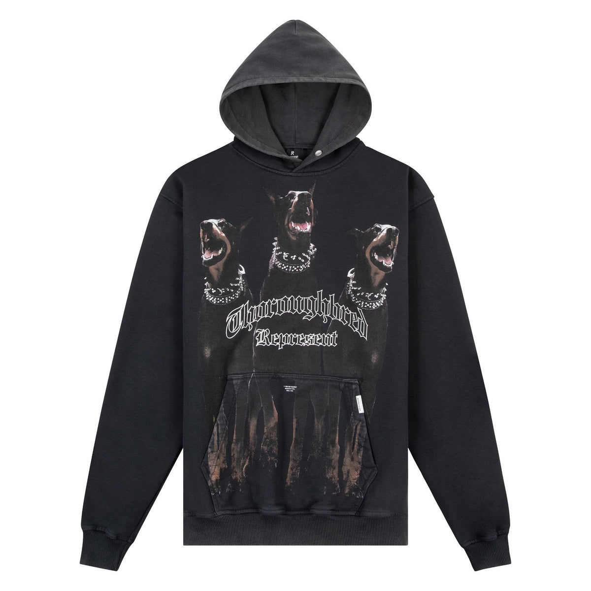 Thoroughbred Hoodie | Vintage Black product image 1, provided for visual reference and product detail review