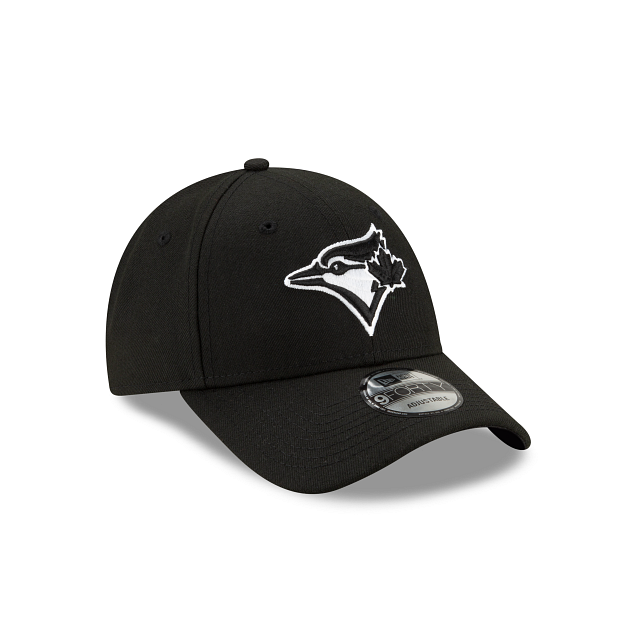 Toronto Blue Jays MLB New Era Men Black 9Forty The League Adjustable Hat product image 3, provided for visual reference and