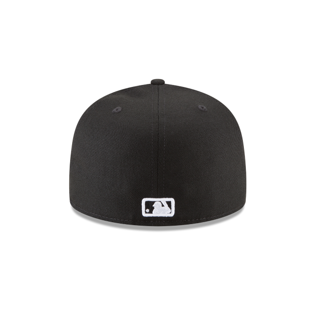 Toronto Blue Jays MLB New Era Men Black/White 59Fifty Authentic Collection Fitted Hat product image 2, provided for visual