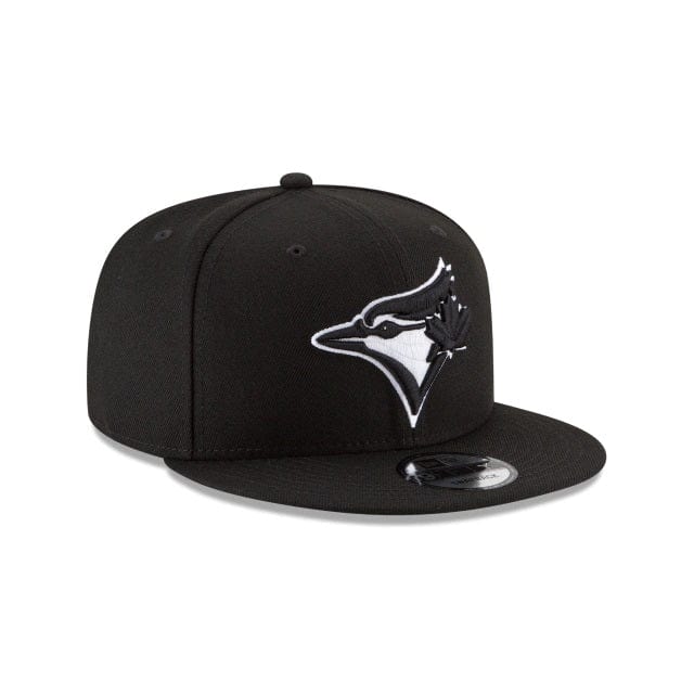 Toronto Blue Jays MLB New Era Men Black/White 9Fifty Snapback product image 4, provided for visual reference and product