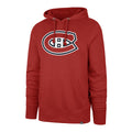 Montreal Canadiens NHL 47 Brand Men Red Imprint Headline Pullover Hoodie product image 1, provided for visual reference and