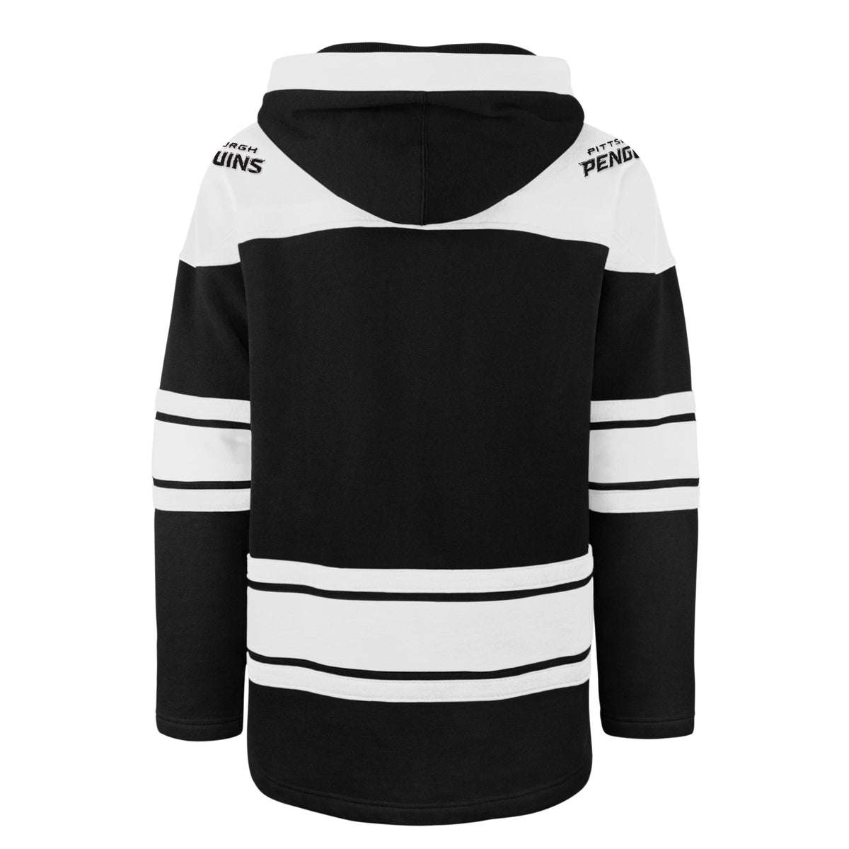 Pittsburgh Penguins NHL 47 Brand Men Black Series Heavyweight Lacer Hoodie product image 2, provided for visual reference