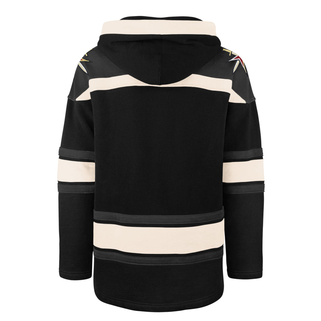 Vegas Golden Knights NHL 47 Brand Men Black Heavyweight Lacer Hoodie product image 2, provided for visual reference and