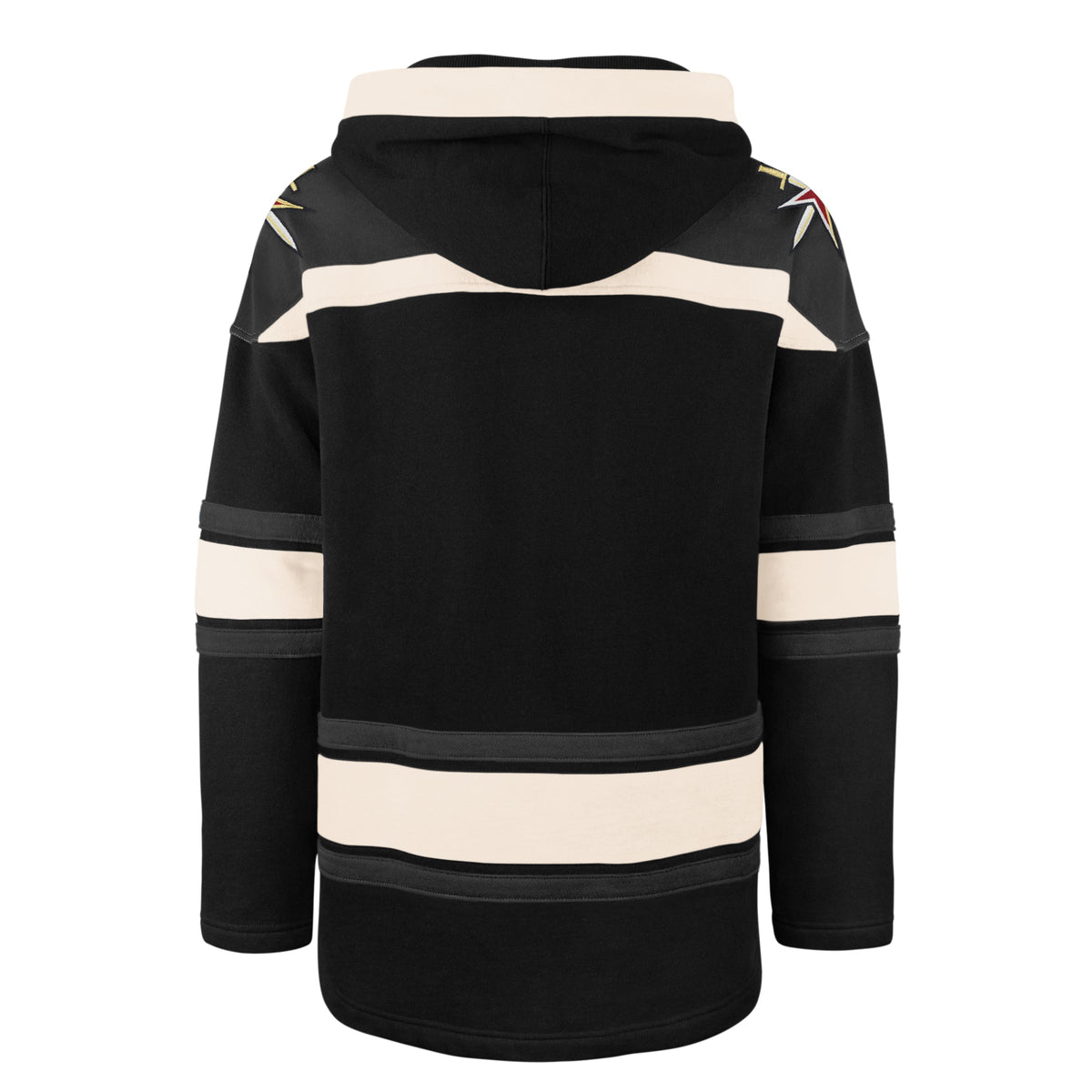 Vegas Golden Knights NHL 47 Brand Men Black Heavyweight Lacer Hoodie product image 2, provided for visual reference and