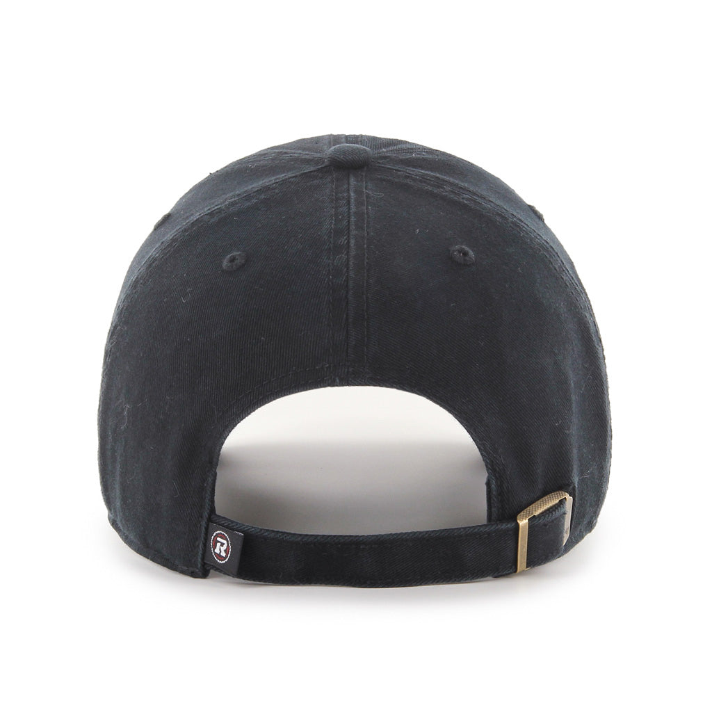 Ottawa Redblacks CFL 47 Brand Men Black Clean up Adjustable Hat product image 2, provided for visual reference and product