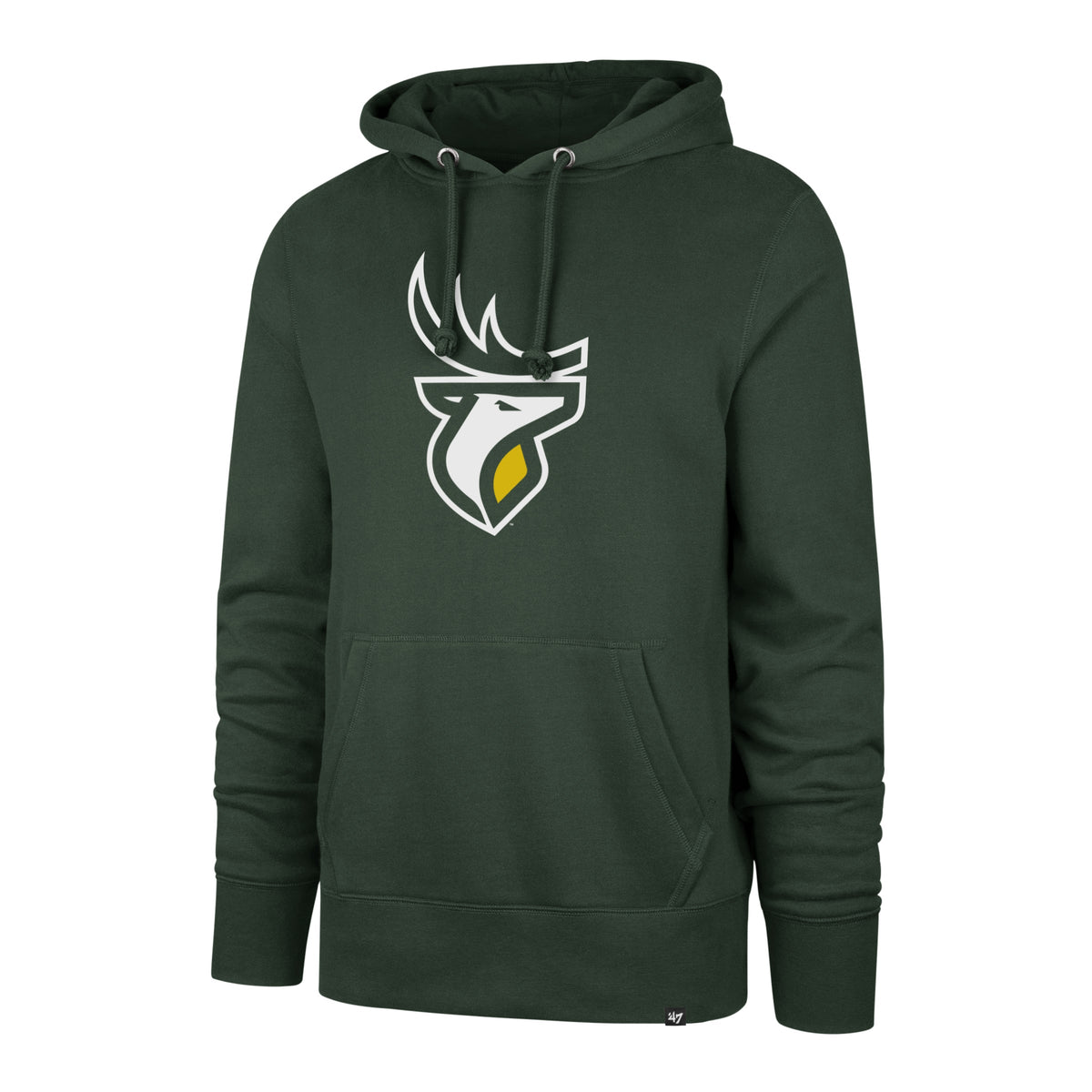Edmonton Elks CFL 47 Brand Men Green Imprint Headline Pullover Hoodie product image 1, provided for visual reference and