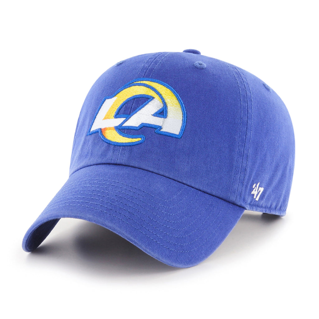 Los Angeles Rams NFL 47 Brand Men Royal Clean up Adjustable Hat product image 1, provided for visual reference and product