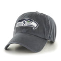 Seattle Seahawks NFL 47 Brand Men Grey Alternate Clean up Adjustable Hat product image 1, provided for visual reference and