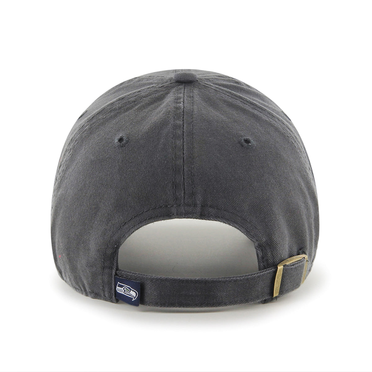Seattle Seahawks NFL 47 Brand Men Grey Alternate Clean up Adjustable Hat product image 2, provided for visual reference and