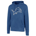 Detroit Lions NFL 47 Brand Men Light Blue Imprint Headline Pullover Hoodie product image 1, provided for visual reference