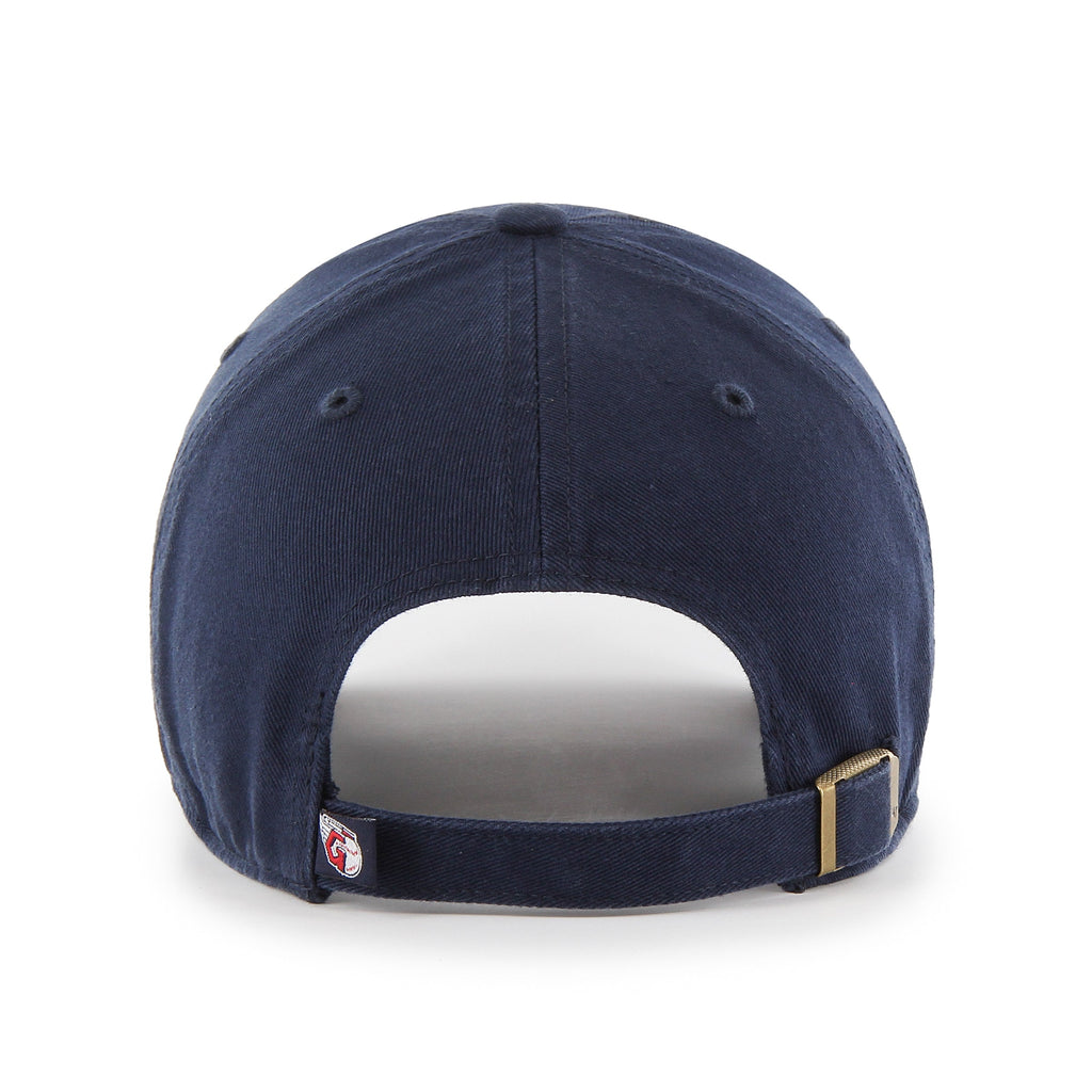 Cleveland Guardians MLB 47 Brand Men Navy Vintage Clean Up Adjustable Hat product image 2, provided for visual reference and