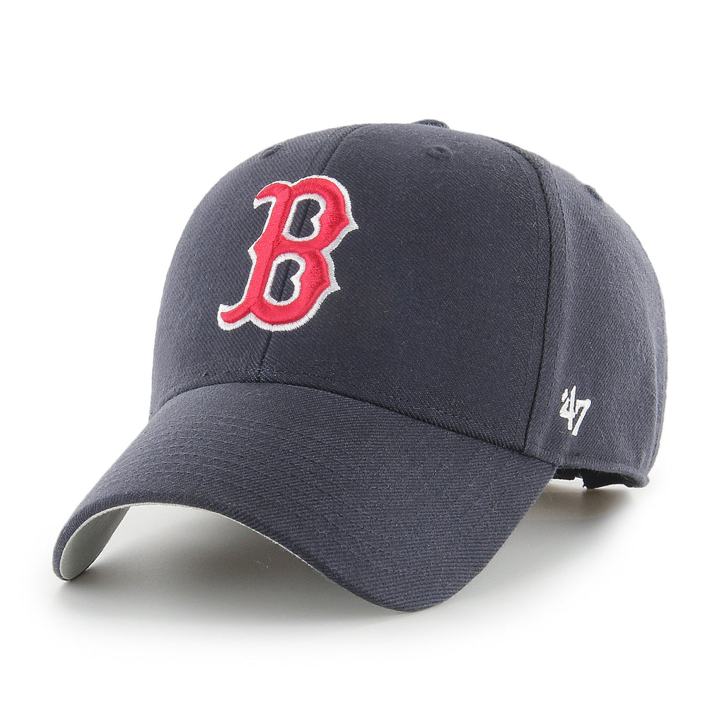 Boston Red Sox MLB 47 Brand Men Midnight Navy MVP Adjustable Hat product image 1, provided for visual reference and product