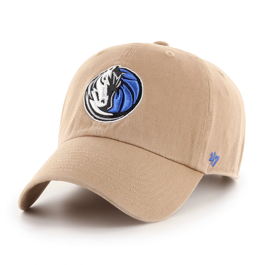 Dallas Mavericks NBA 47 Brand Men Beige Clean Up Adjustable Hat product image 1, provided for visual reference and product