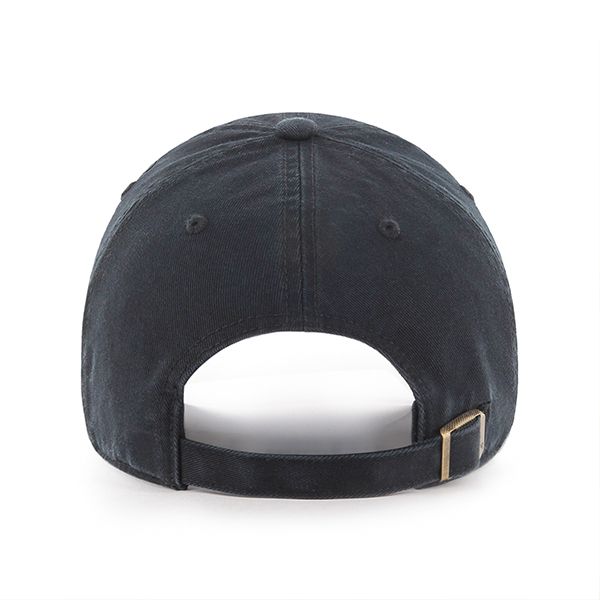 Charlotte Hornets NBA 47 Brand Men Black Clean Up Adjustable Hat product image 2, provided for visual reference and product