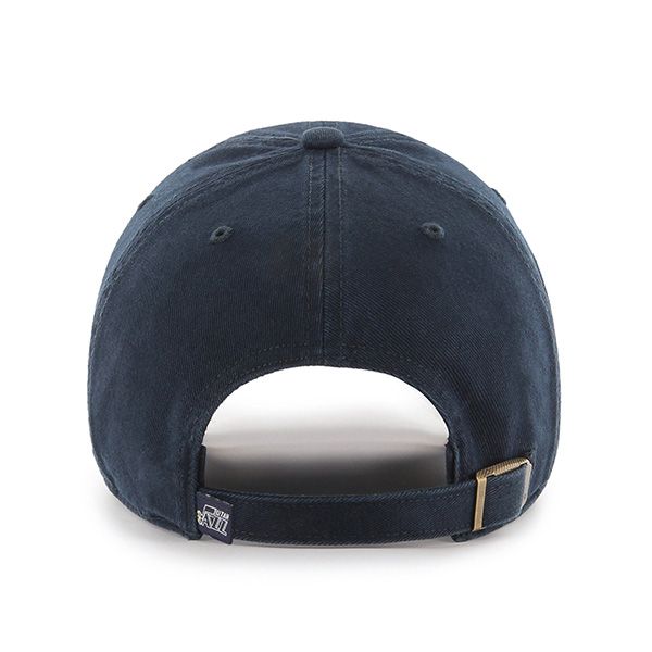 Oklahoma City Thunder NBA 47 Brand Men Navy Clean Up Adjustable Hat product image 2, provided for visual reference and